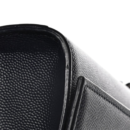 Saint Laurent Grain De Poudre Medium Classic Monogram Kate Satchel Deep Marine 11 of 15