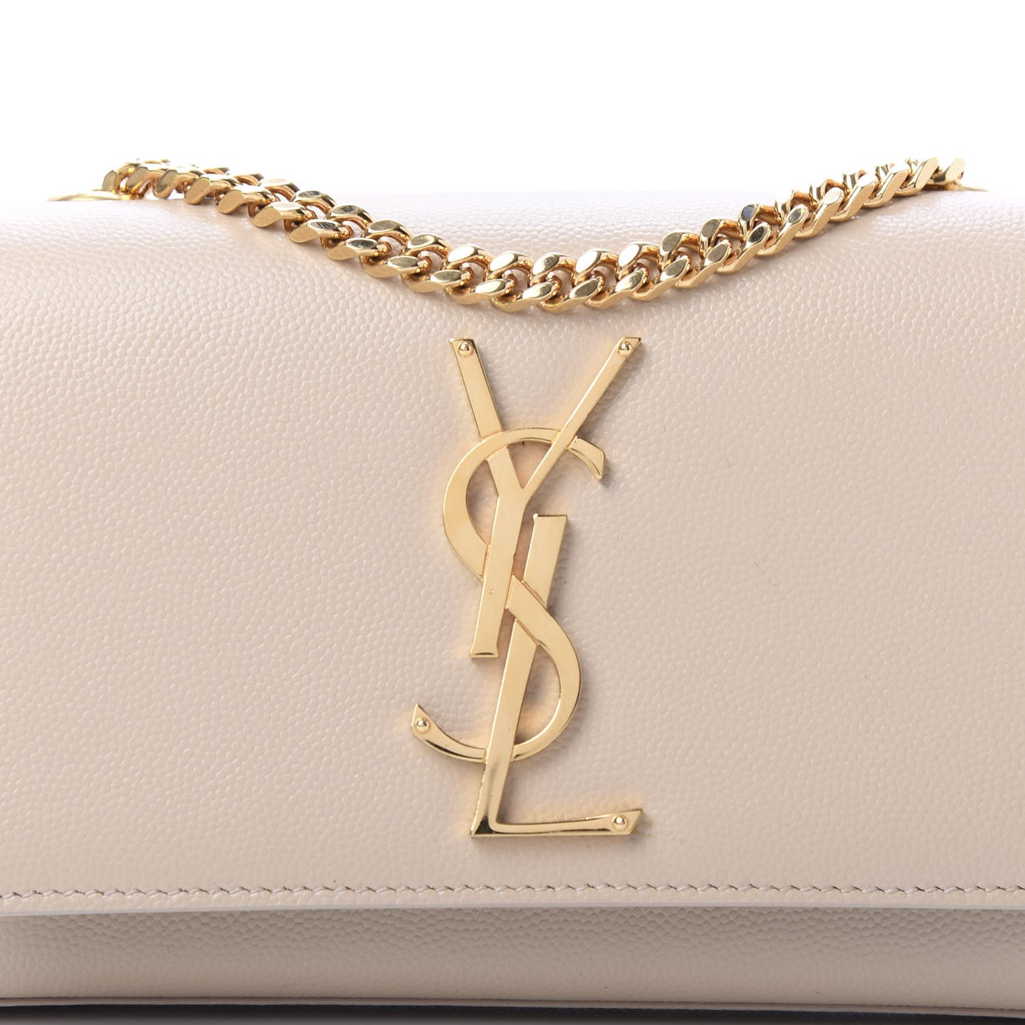 Grain De Poudre Small Monogram Kate Satchel Nude Powder