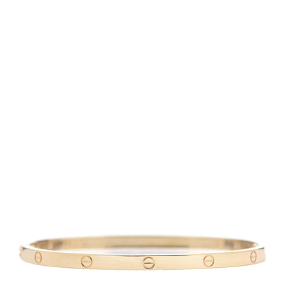 Cartier 18K Yellow Gold Small LOVE Bracelet 17 3 of 7