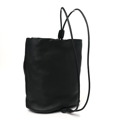 The Row Grained Calfskin Joe Backpack Black 3 of 9