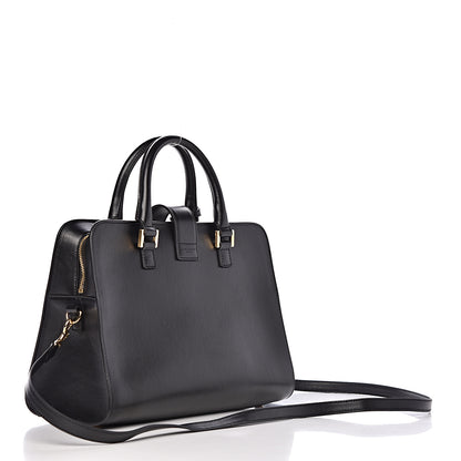 Saint Laurent Smooth Calfskin Small Monogram Cabas Black 4 of 11
