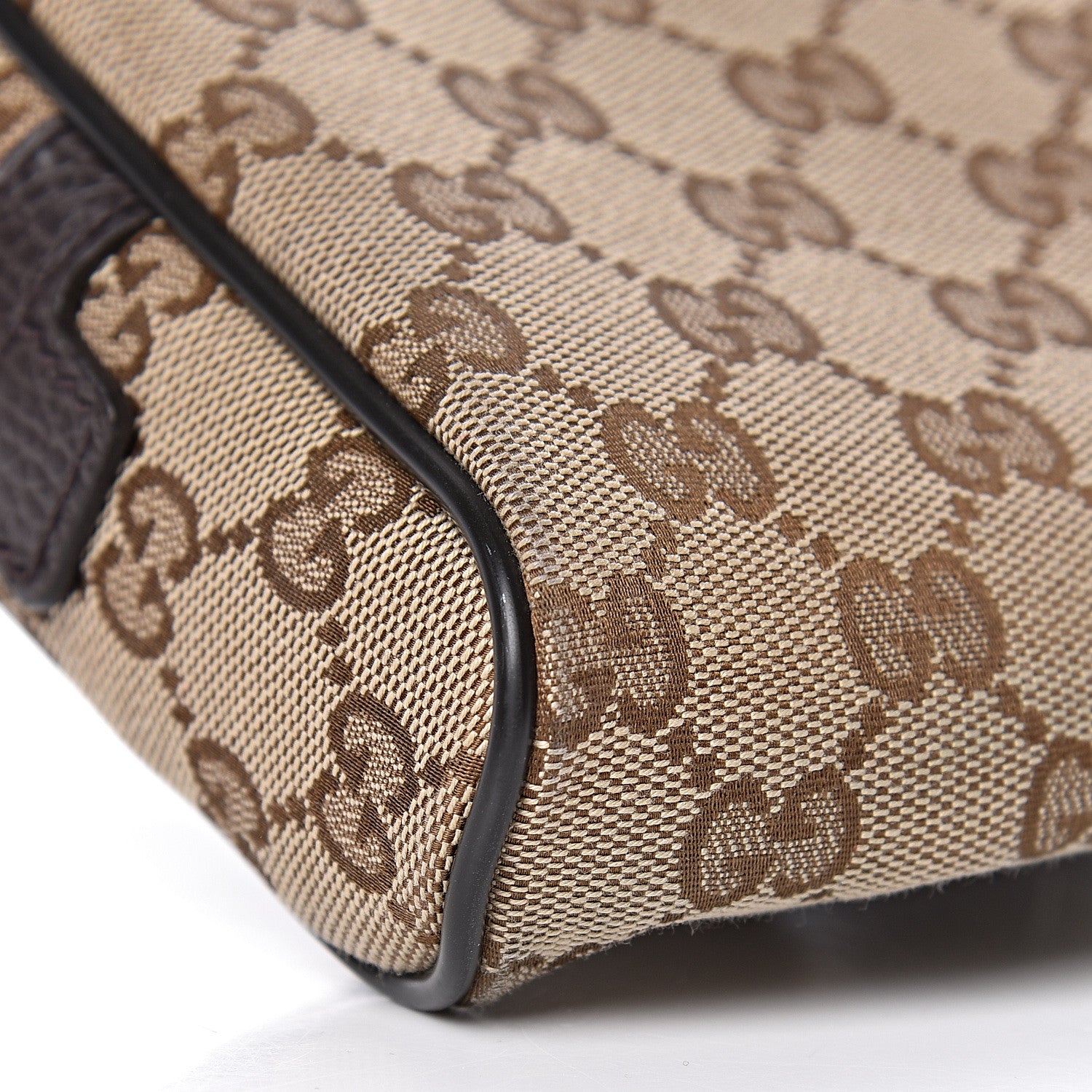 Gucci Monogram Belt Bag Dark Brown 8 of 10