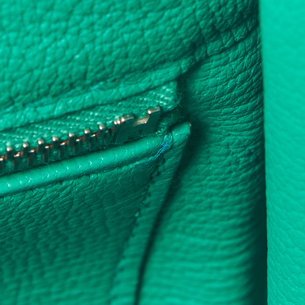 Hermes Togo Kelly Retourne 25 Menthe 26 of 35