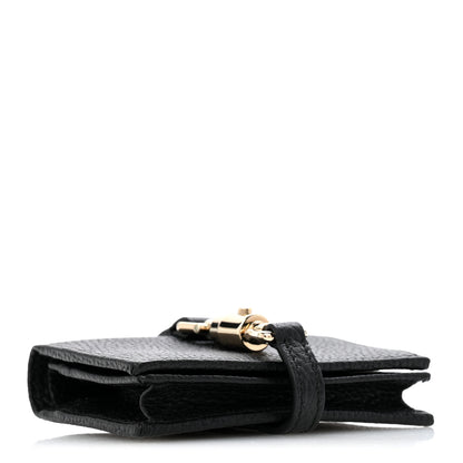 Gucci Calfskin Jackie 1961 Card Case Black 4 of 8
