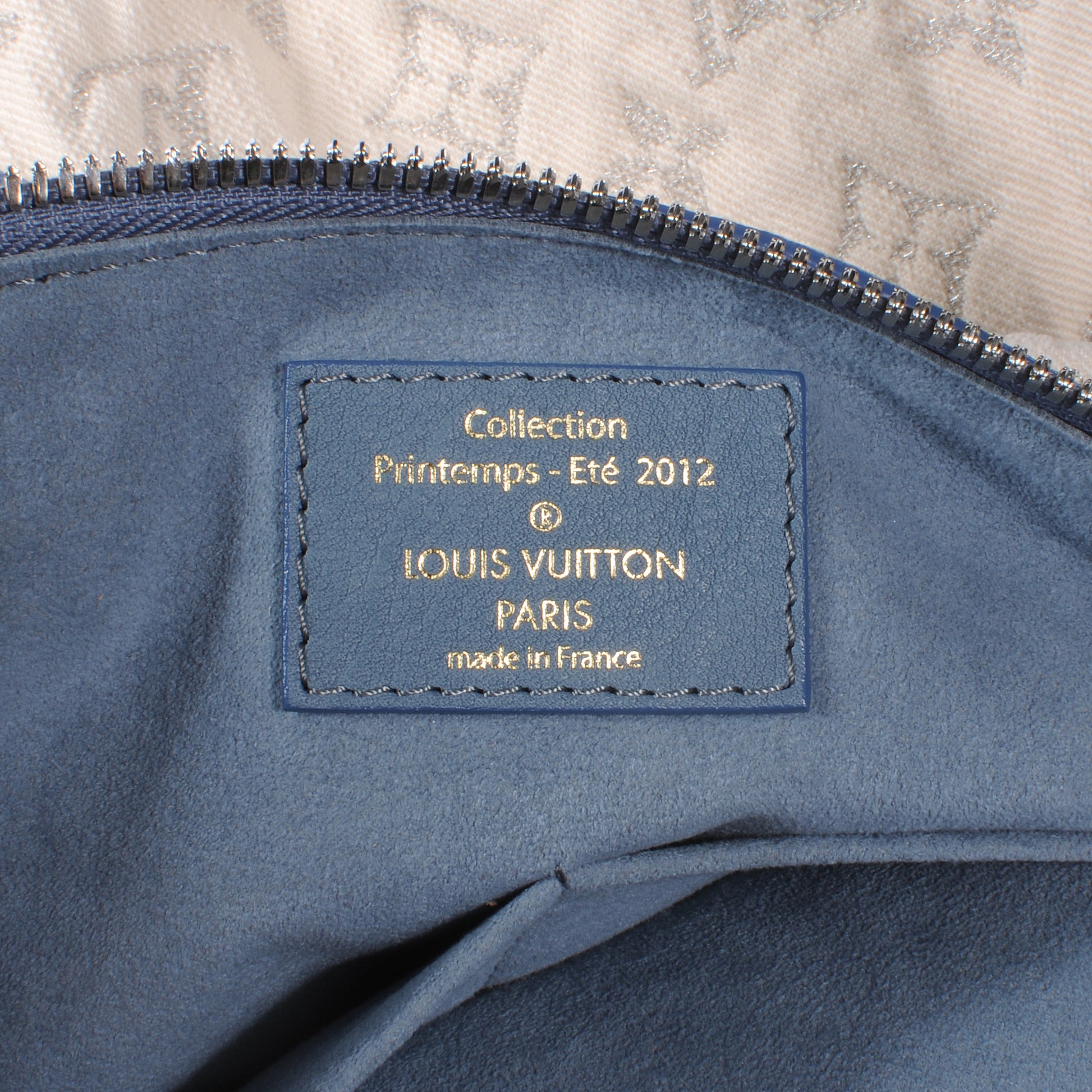 Louis Vuitton Denim Speedy Round GM Blue 5 of 7
