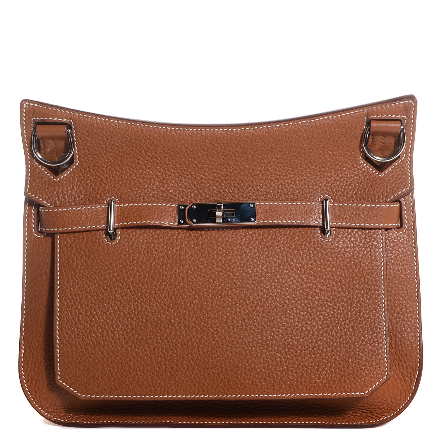 Hermes Taurillon Clemence Jypsiere 28 Gold 1 of 22