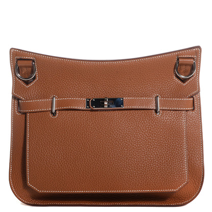 Hermes Taurillon Clemence Jypsiere 28 Gold 1 of 22