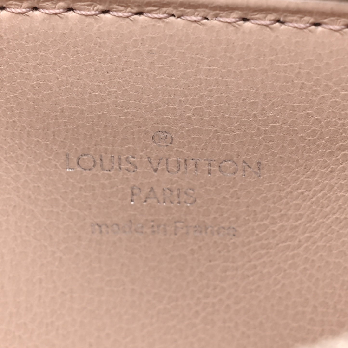 Lambskin Embossed Monogram Coussin BB Gray
