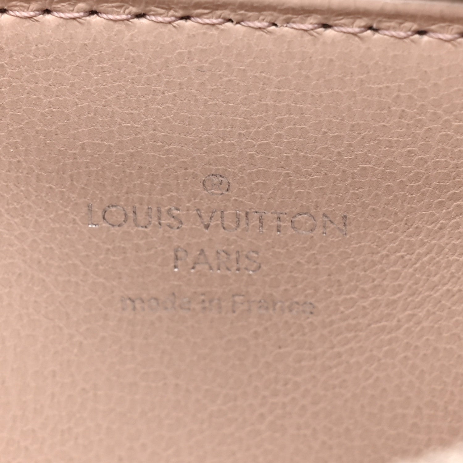 Louis Vuitton Lambskin Embossed Monogram Coussin BB Gray 8 of 14