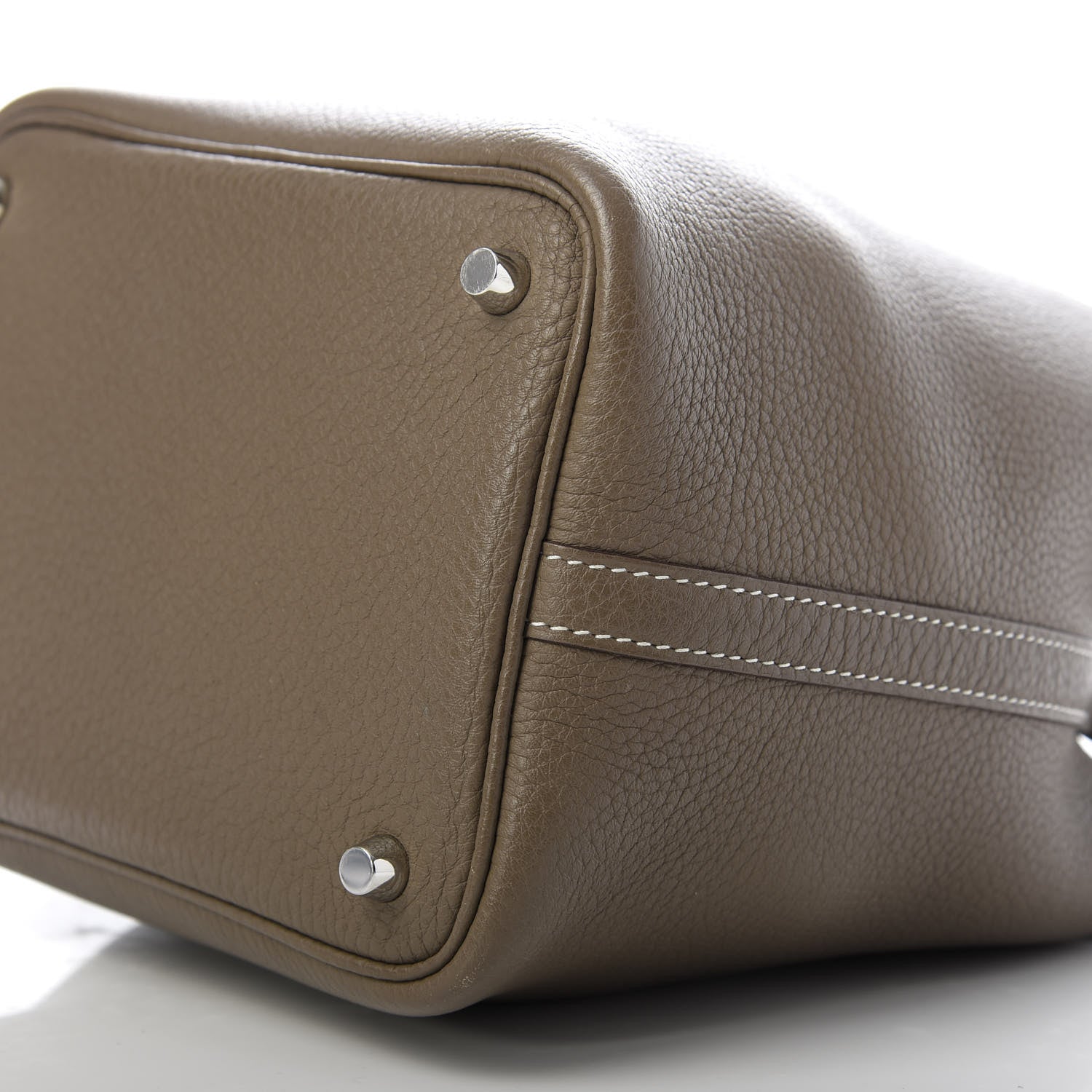 Hermes Taurillon Clemence Picotin Lock 18 PM Etoupe 7 of 10