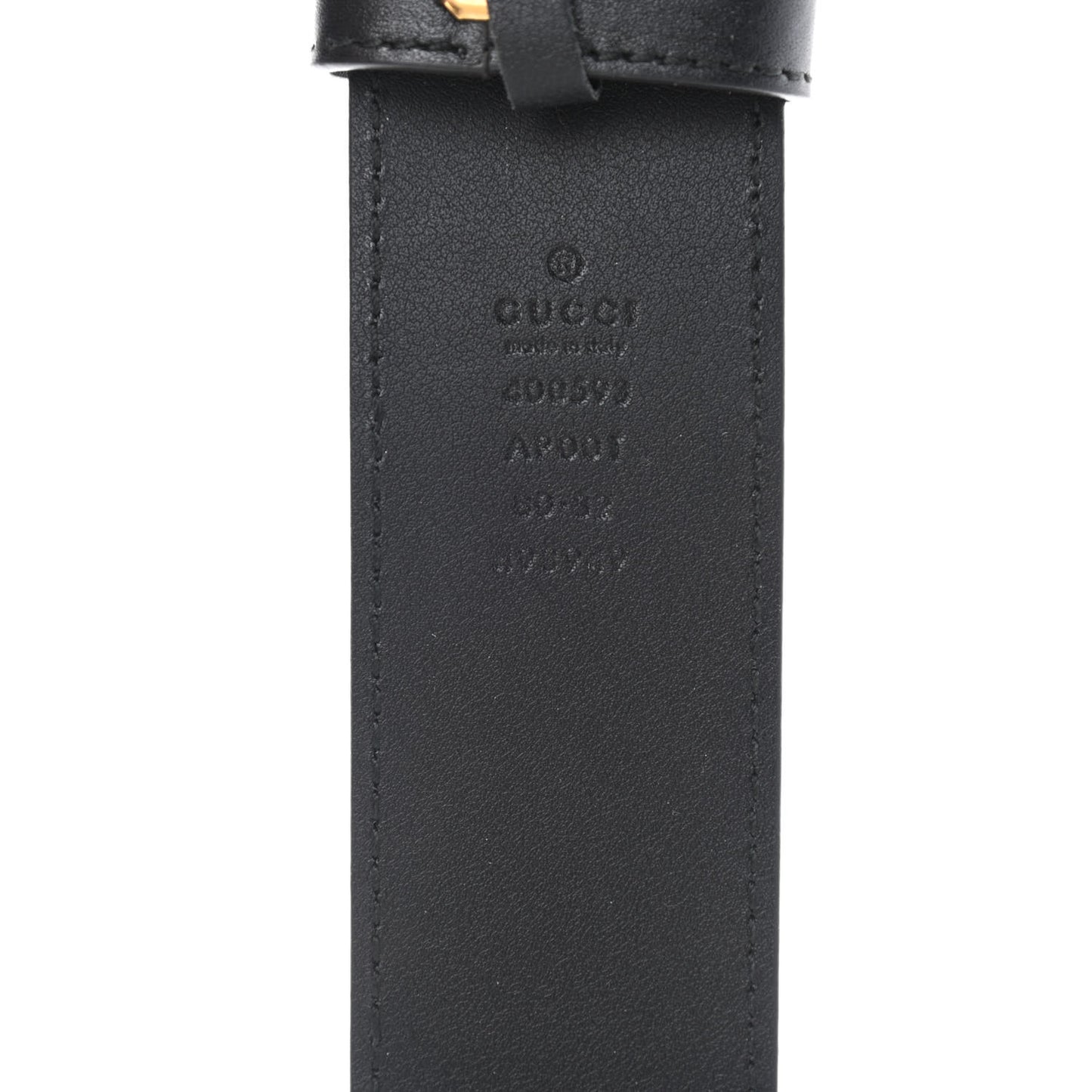 Calfskin Double G 40mm Belt 80 32 Black