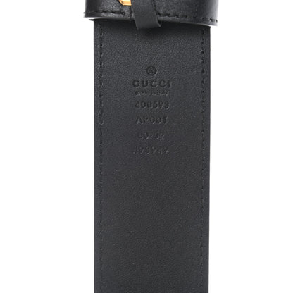 Gucci Calfskin Double G 40mm Belt 80 32 Black 3 of 6