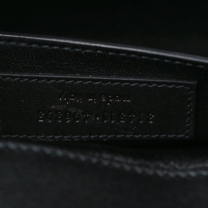 Saint Laurent Calfskin Diagonal Clutch Black 8 of 8