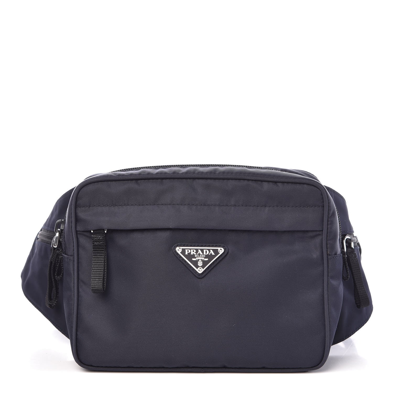 Prada Nylon Montagna Belt Bag Blue 1 of 9