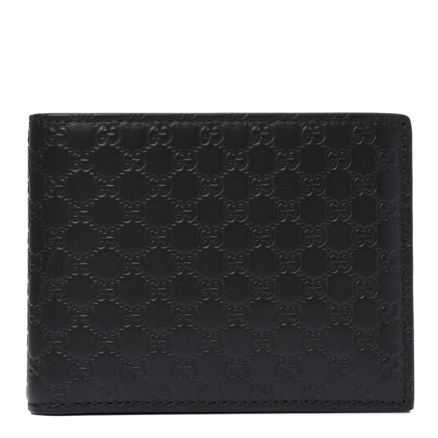 Microguccissima Bi-Fold Wallet Brown