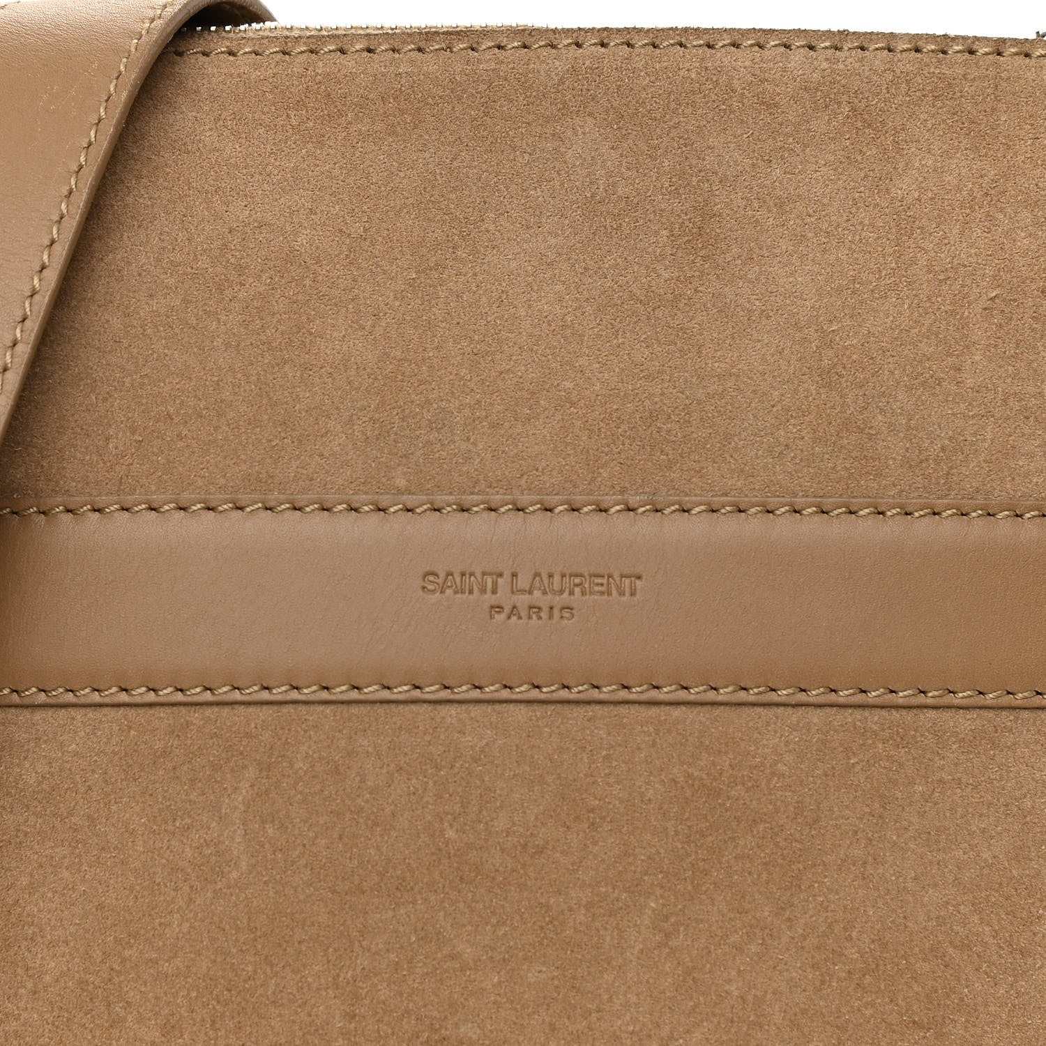 Saint Laurent Suede Crossbody Beige 7 of 12