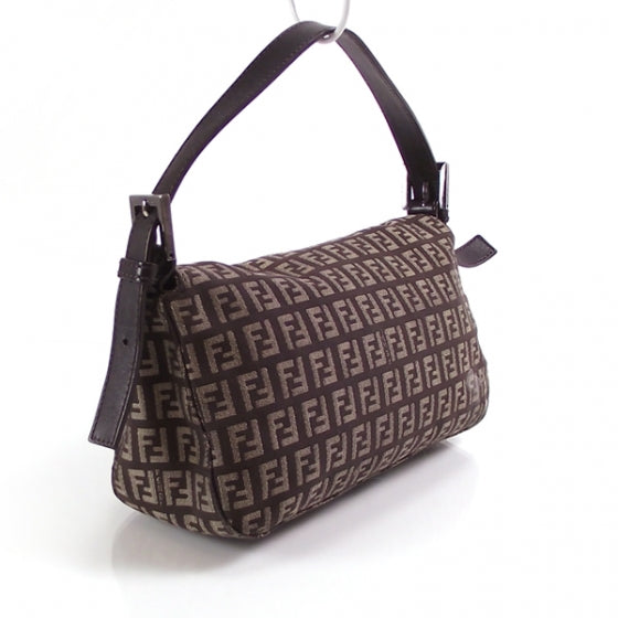 Fendi Zucchino Baguette Brown 3 of 10