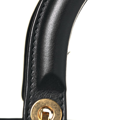Christian Dior Calfskin Cannage Studded Medium Supple Lady Dior Black 14 of 20