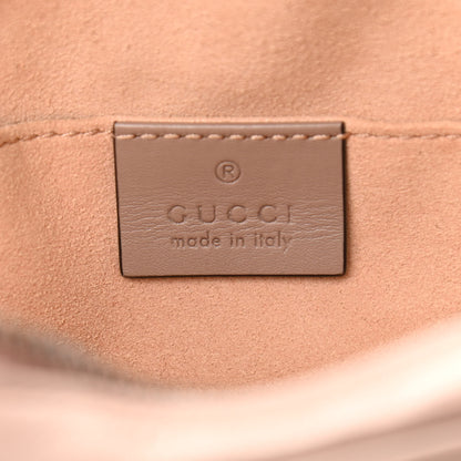 Gucci Calfskin Matelasse GG Marmont Belt Bag 75 30 Porcelain Rose 5 of 11