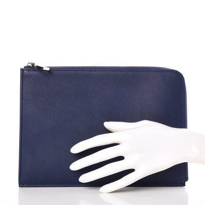 Louis Vuitton Calfskin Pochette Jour PM Indigo 2 of 7