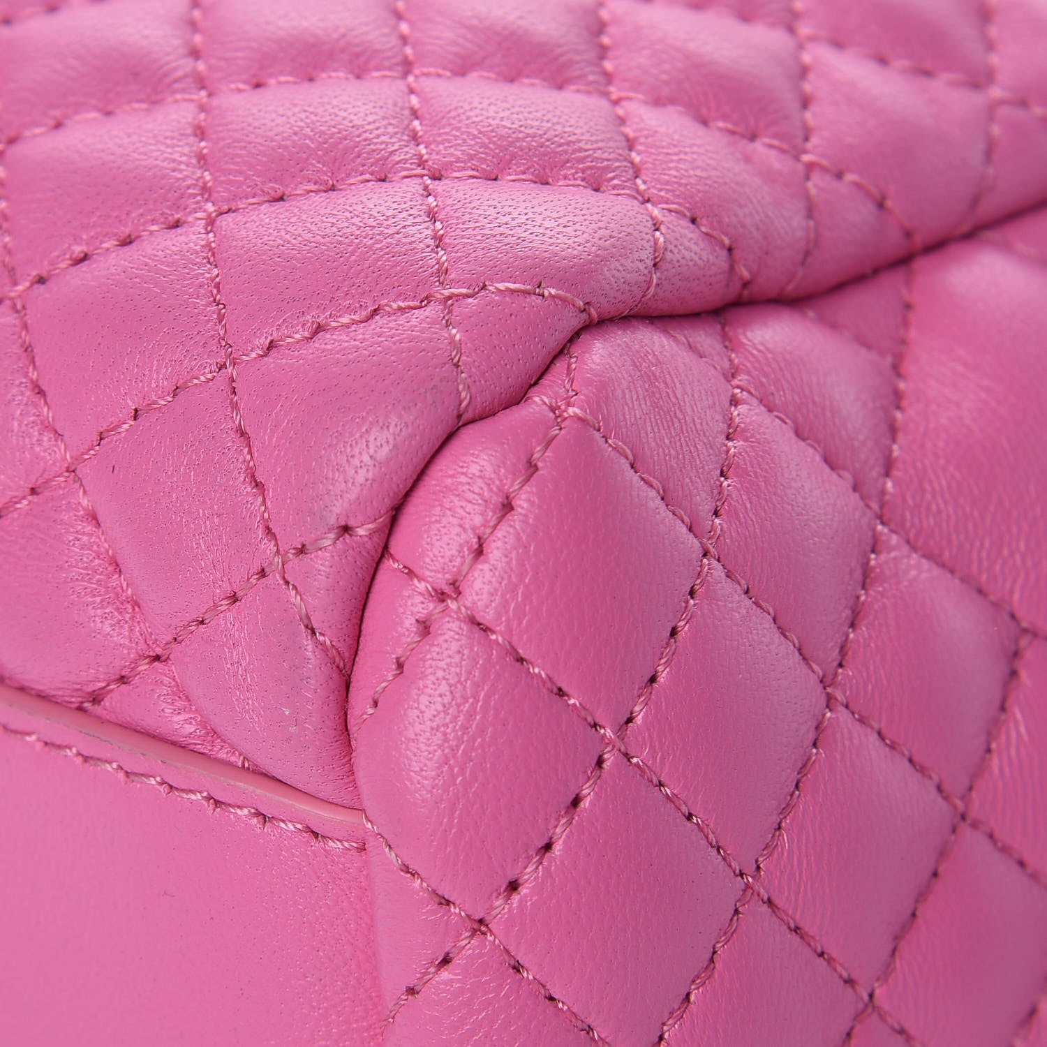 Versace Nappa Quilted Icon Bowler Pink 11 of 13