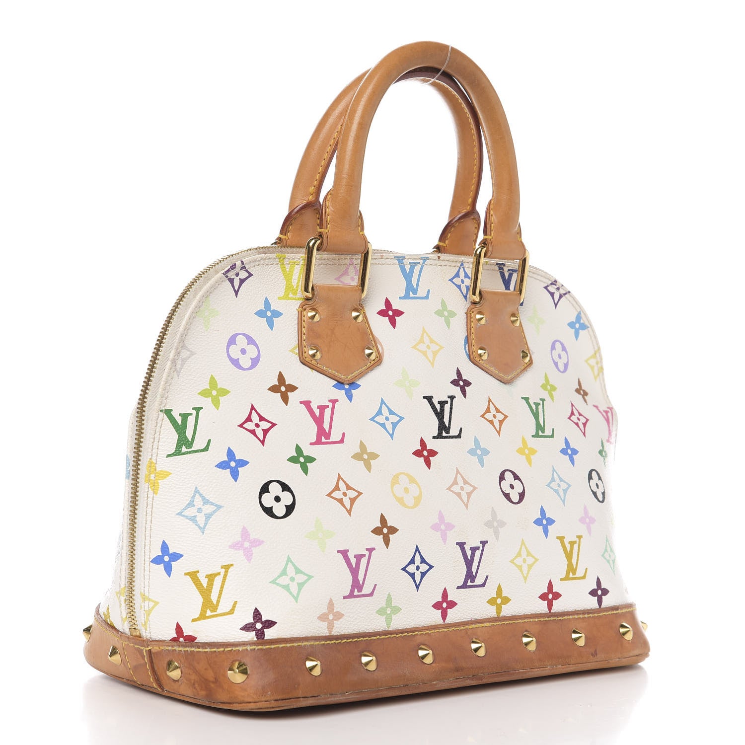 Louis Vuitton Monogram Multicolor Alma White 2 of 11