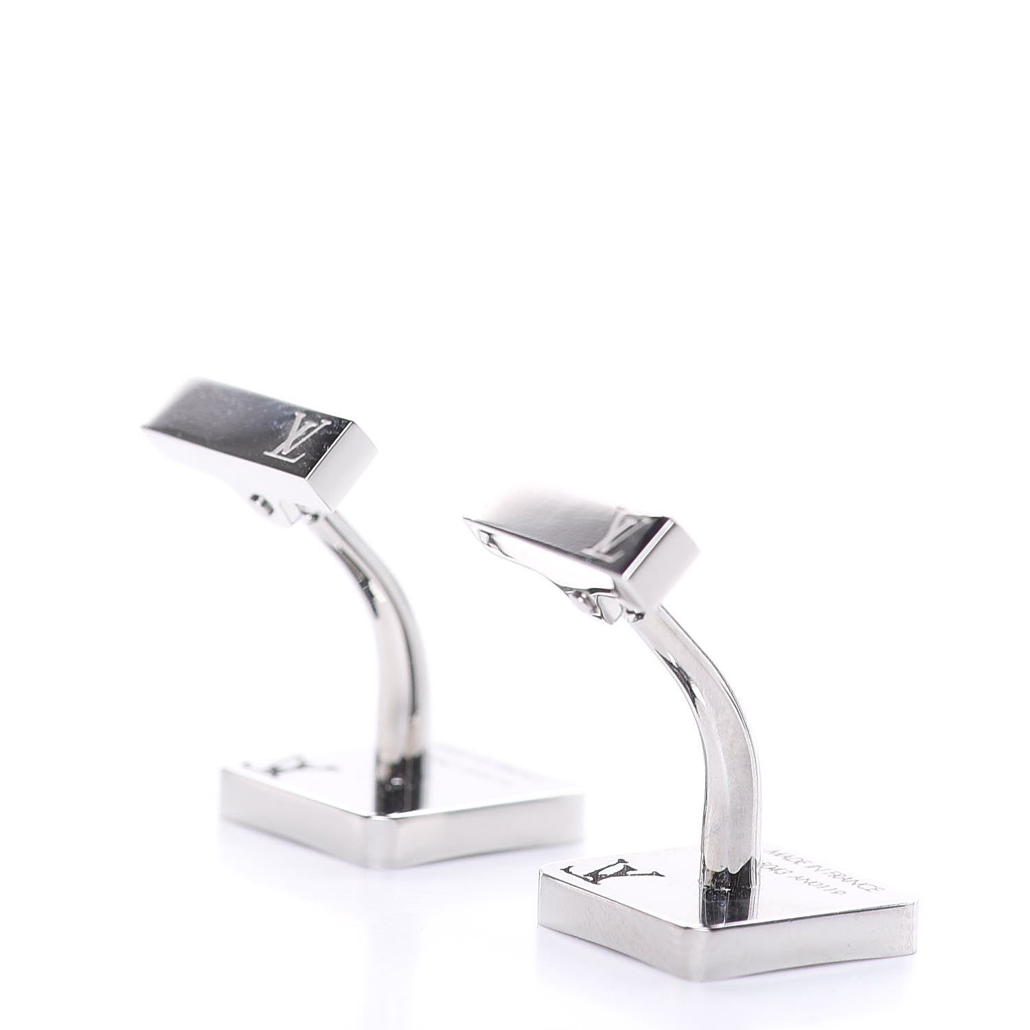 Louis Vuitton Steel Champs Elysees Cufflinks 4 of 5