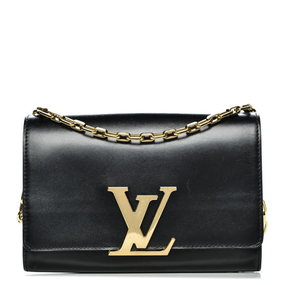 Louis Vuitton Calfskin Chain Louise GM Black 1 of 10