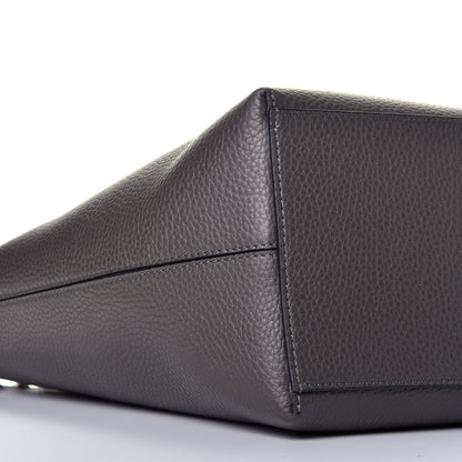 Valentino Garavani Grained Calfskin Rockstud Shoulder Tote Graphite 7 of 8