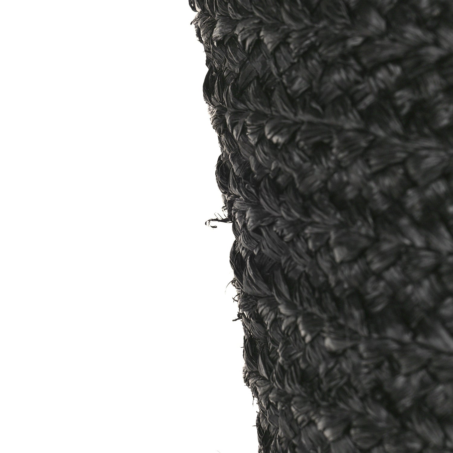 Saint Laurent Raffia Medium Panier Bag Black 11 of 12