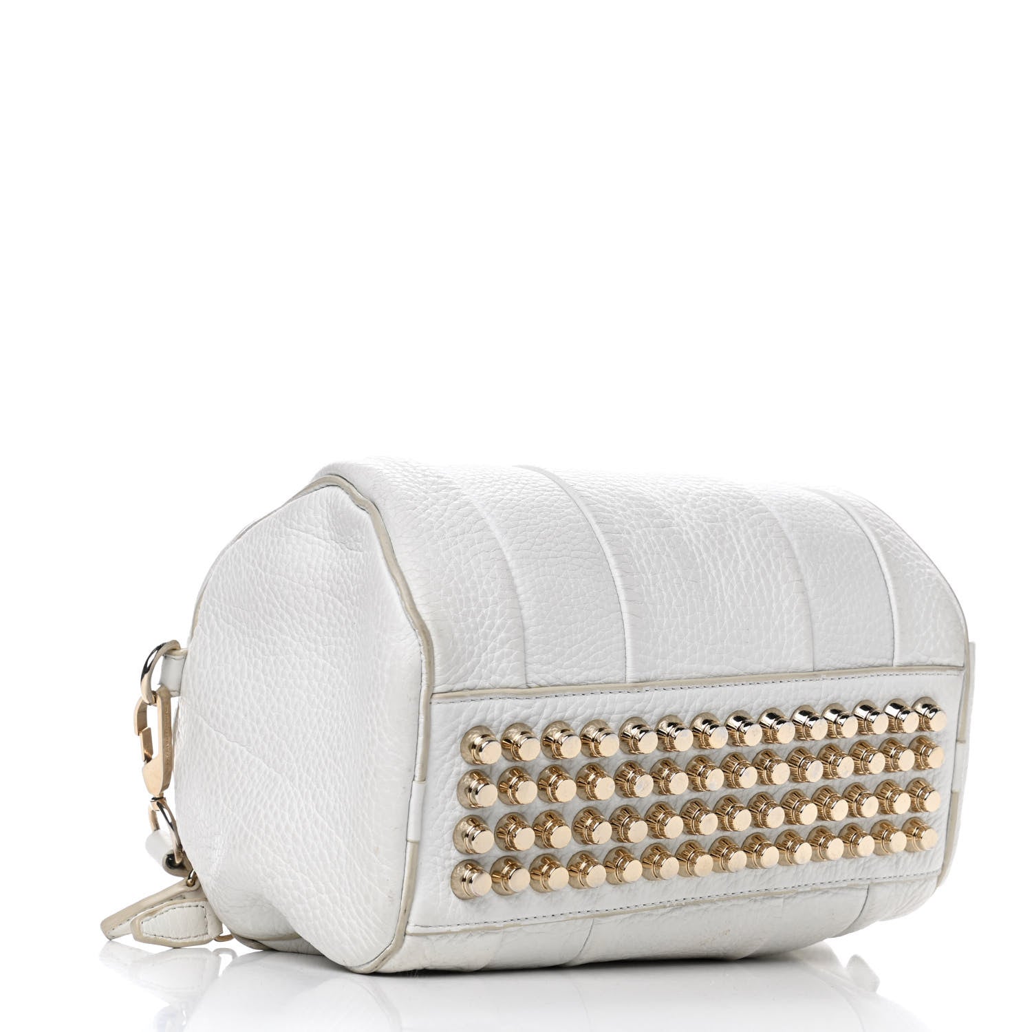 Alexander Wang Pebbled Lambskin Rockie White Gold Hardware 3 of 8