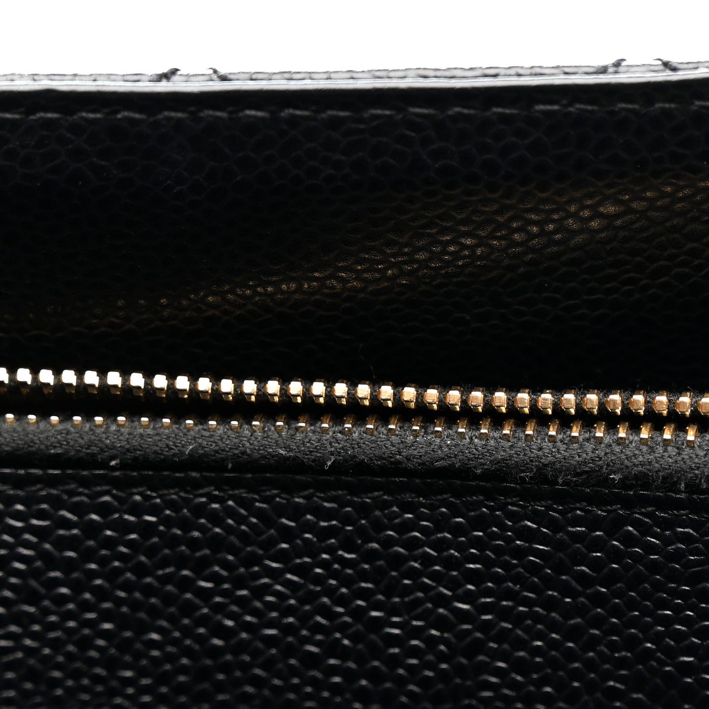 Caviar Quilted Grand Shopping Tote GST Black