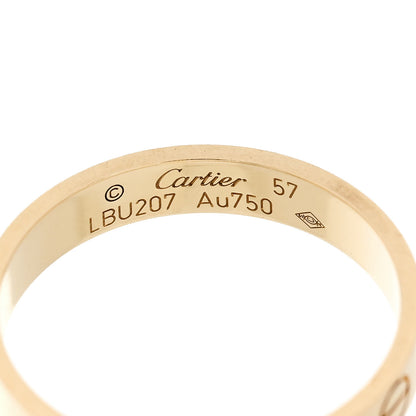 Cartier 18K Yellow Gold 3.5mm LOVE Wedding Band Ring 57 8 4 of 5