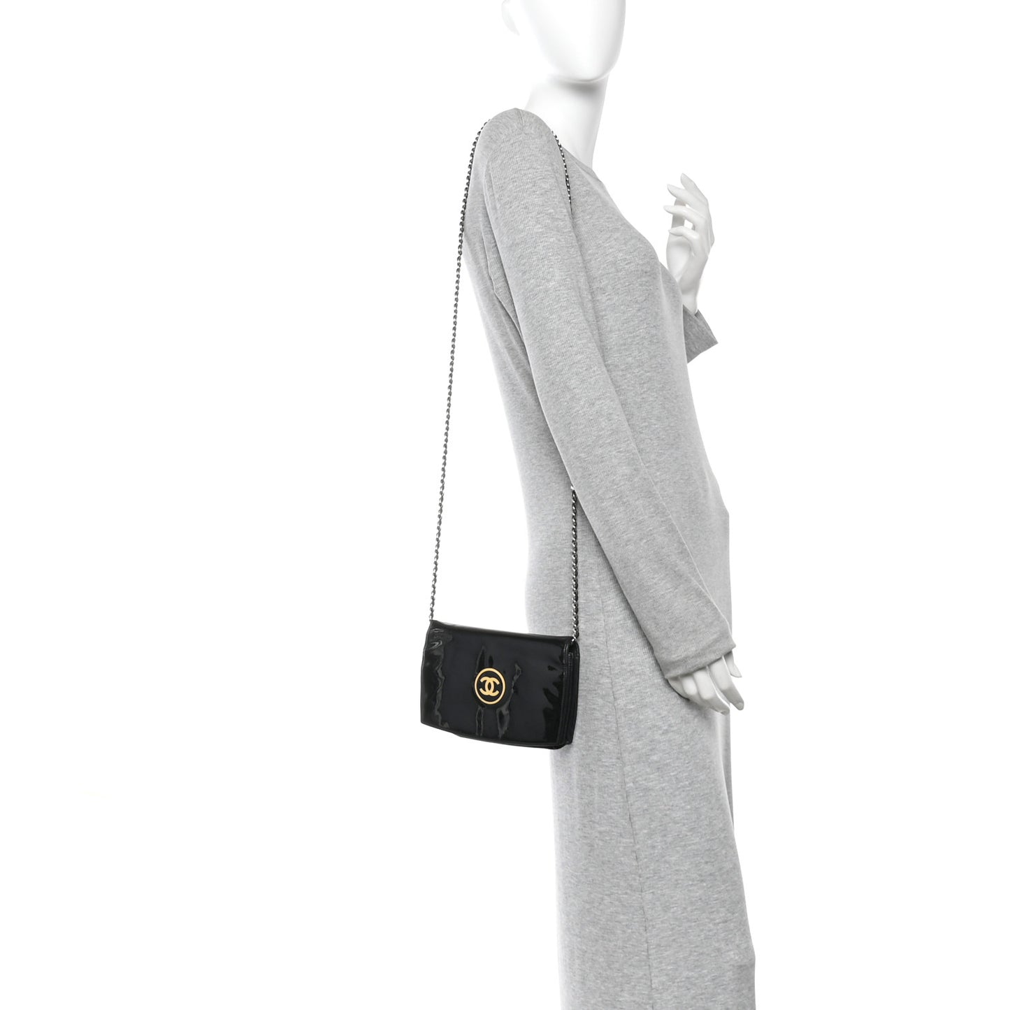 Patent CC Compact Wallet on Chain WOC Black