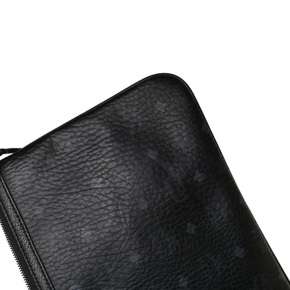 MCM Visetos Medium Crossbody Pouch Black 8 of 8