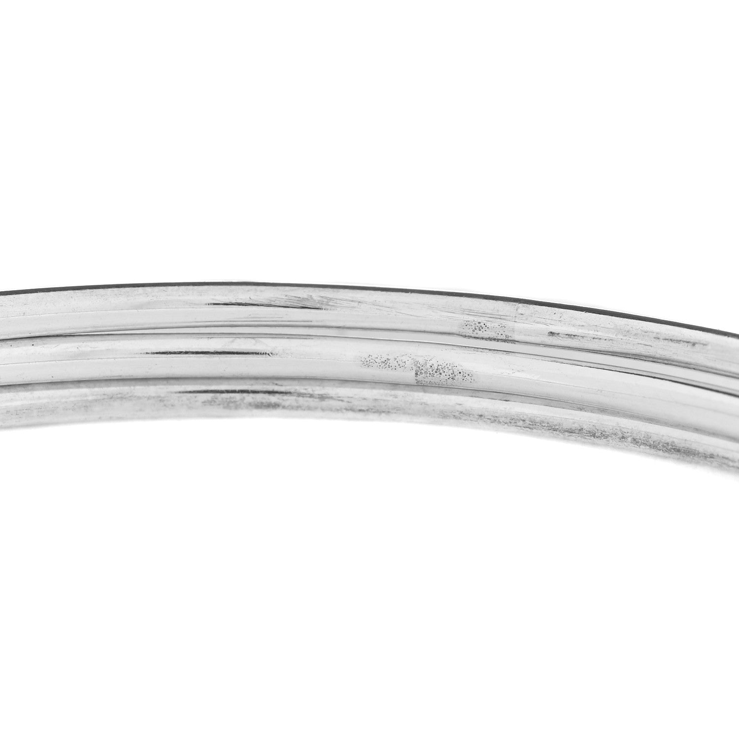 Tiffany Sterling Silver Heart Triple Bangle Bracelet 4 of 4
