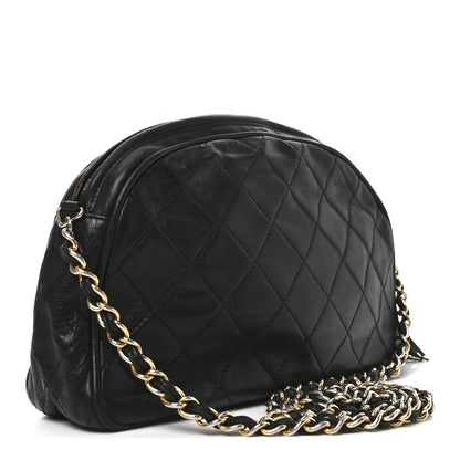 Chanel Lambskin Quilted Tassel Camera Case Black 3 of 11