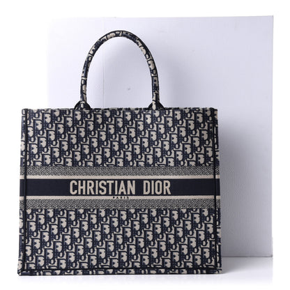 Christian Dior Oblique Book Tote Blue Multicolor 11 of 11