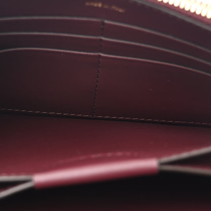 Burberry Calfskin Logo Hazelmere Wallet With Detachable Strap Deep Maroon 6 of 11
