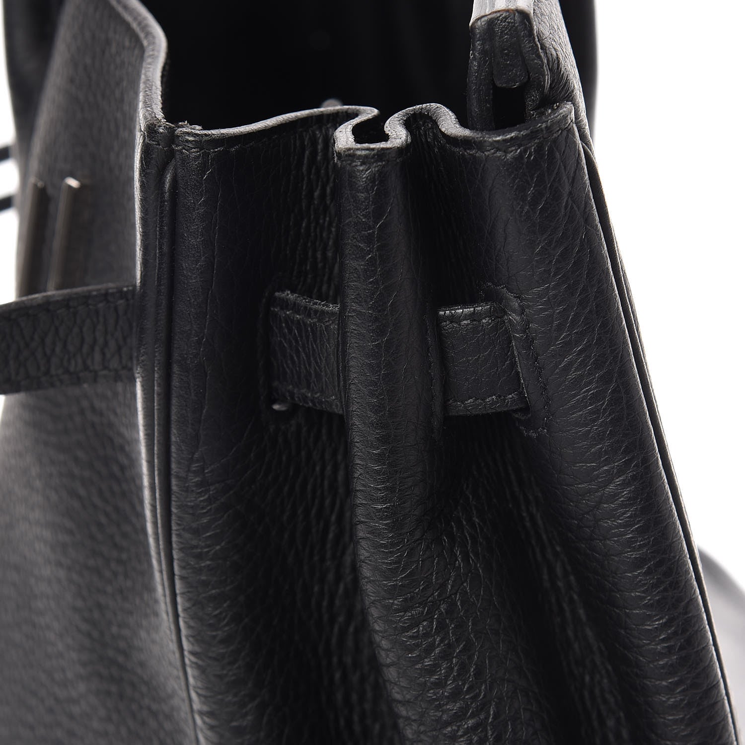 Hermes Taurillon Clemence Birkin 35 Black 12 of 37