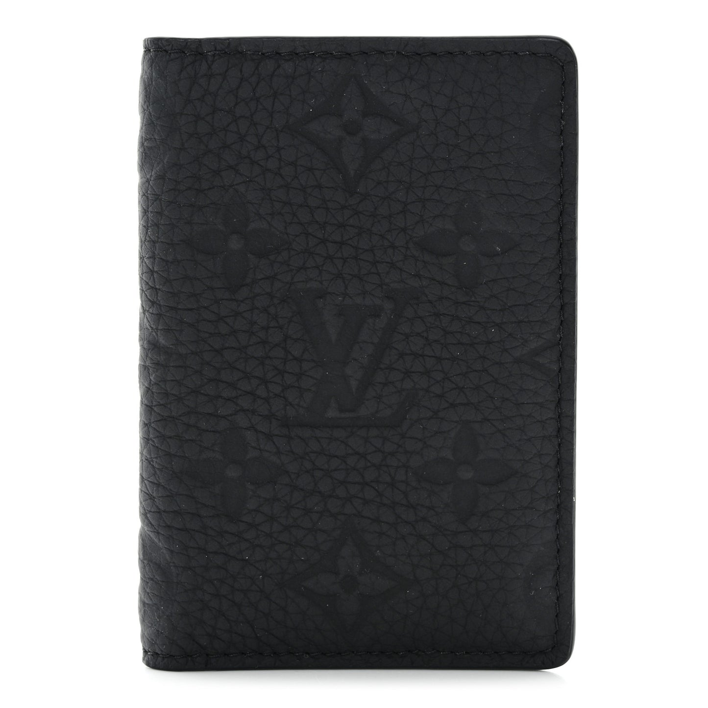 Taurillon Monogram Pocket Organizer Black