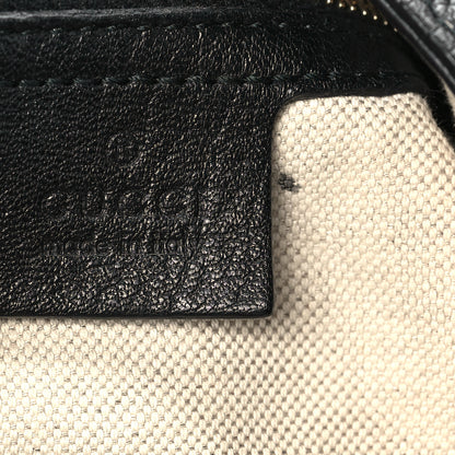 Gucci Raffia New Jackie Large Shoulder Bag Black 5 of 8