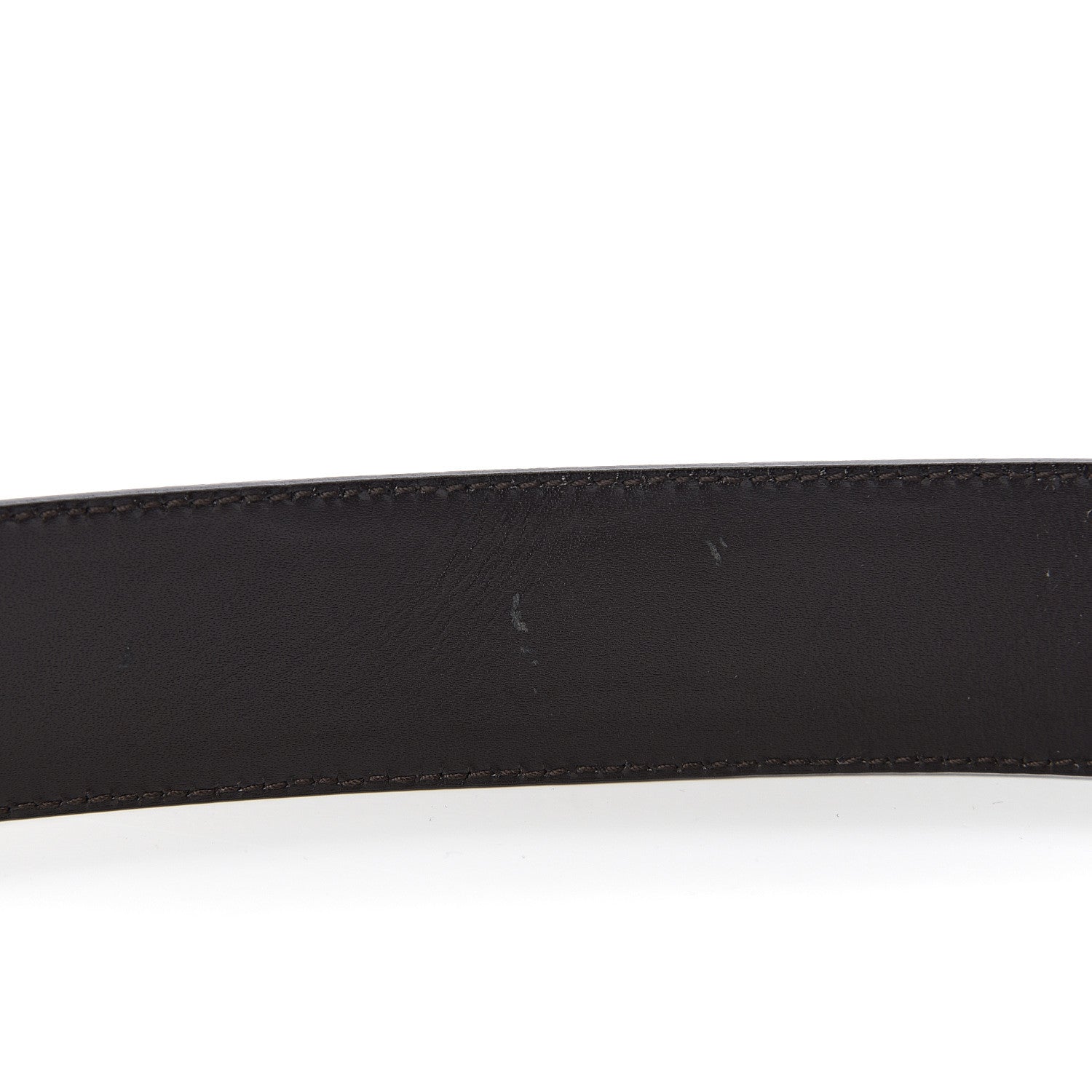 Gucci Calfskin Web Interlocking G Belt 95 38 Brown 5 of 7