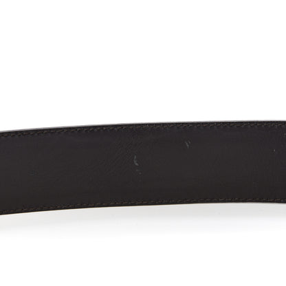 Gucci Calfskin Web Interlocking G Belt 95 38 Brown 5 of 7