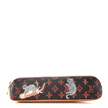 Louis Vuitton Catogram Elizabeth Pouch Orange Marron 1 of 9