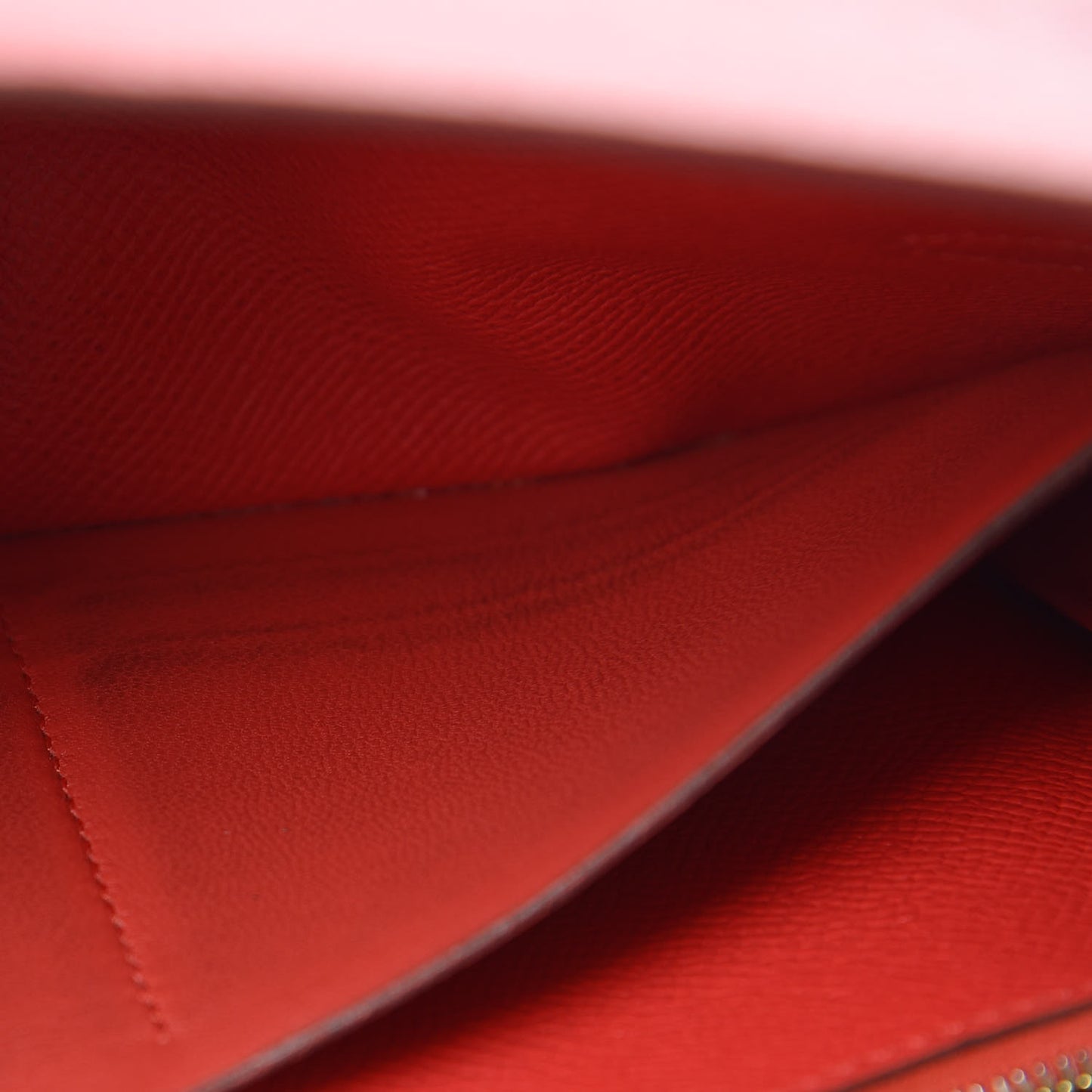 Epsom Kelly Longue Wallet Rouge Tomate