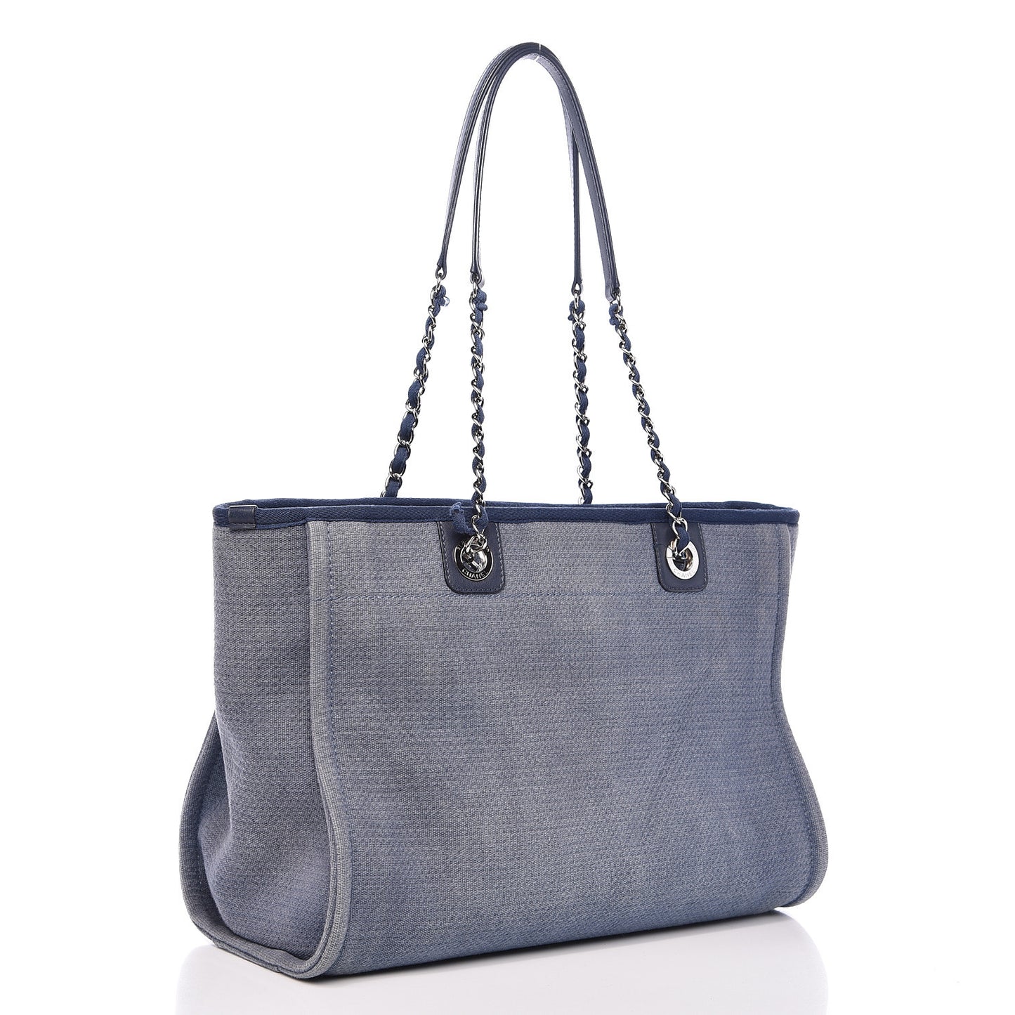 Canvas Small Deauville Tote Blue