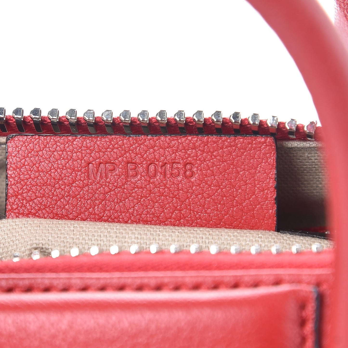 Sugar Goatskin Mini Antigona Medium Red