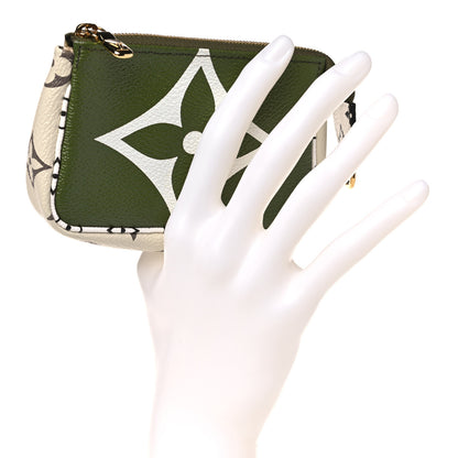 Louis Vuitton Monogram Giant Micro Pochette Accessories Kaki White 2 of 7