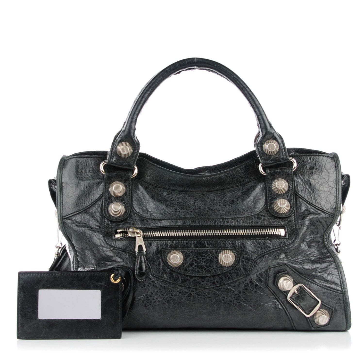 Balenciaga Agneau Giant 21 Silver Hardware City Black 1 of 12